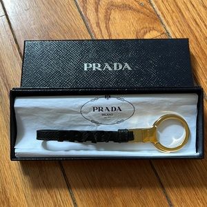 Prada Portachiavi Pelle Keychain